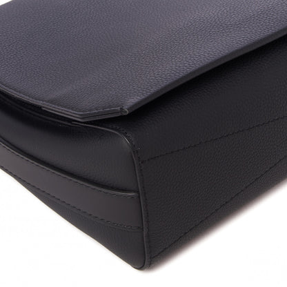 Louis Vuitton Calfskin Aerogram Messenger Black 5 of 7