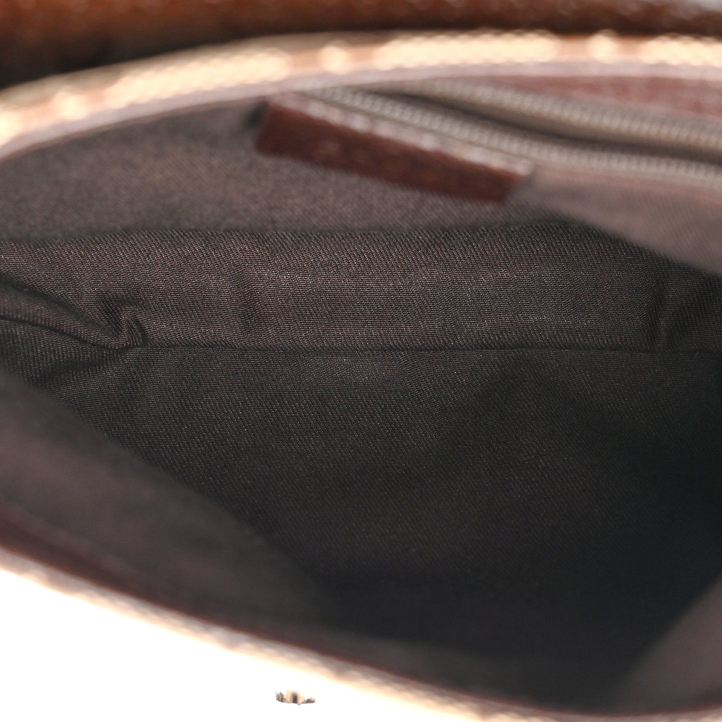 Monogram Waist Pouch Bag Dark Brown