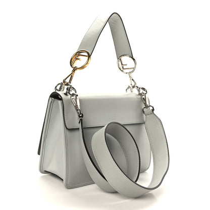 Fendi Vitello Century Opaco F is Fendi Kan I Shoulder Bag Grigio Perla 3 of 9