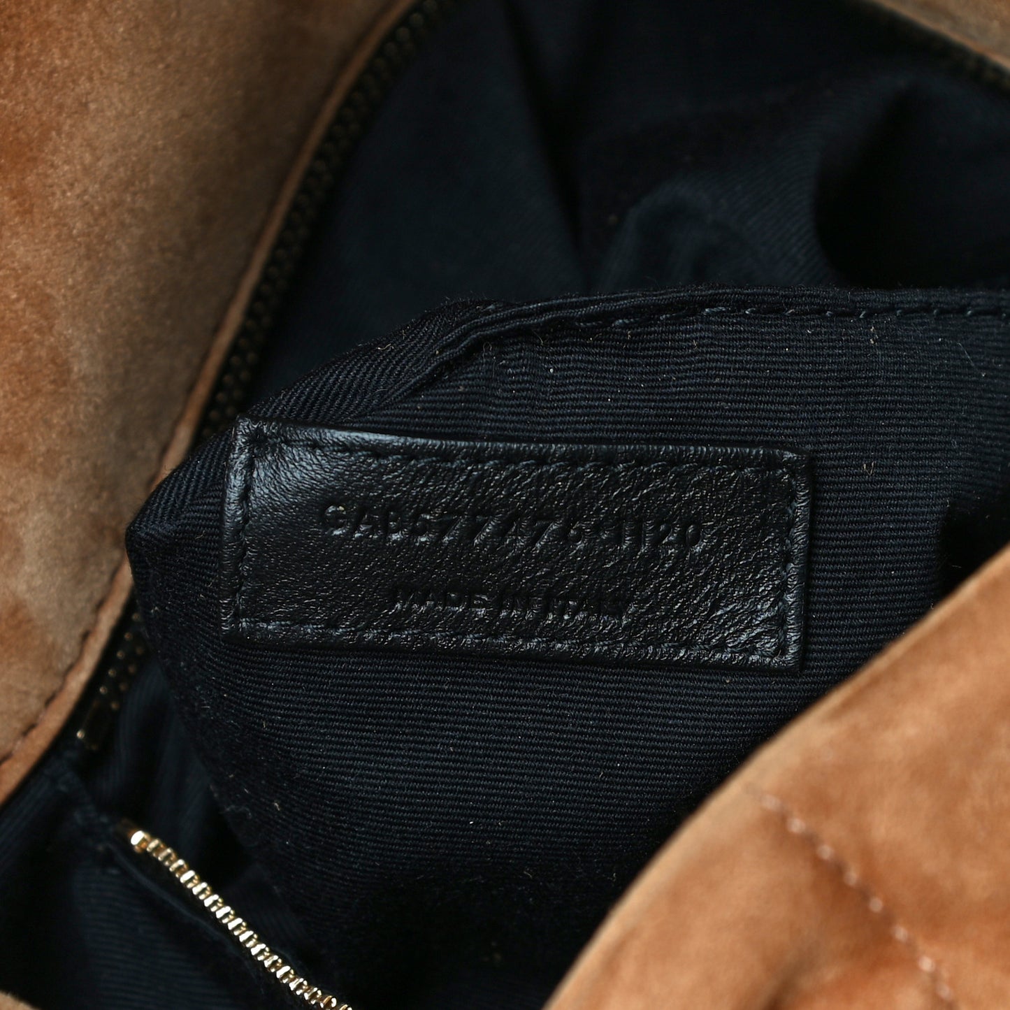 Suede Calfskin Quilted Small Loulou Puffer Monogram Chain Satchel Cinnamon