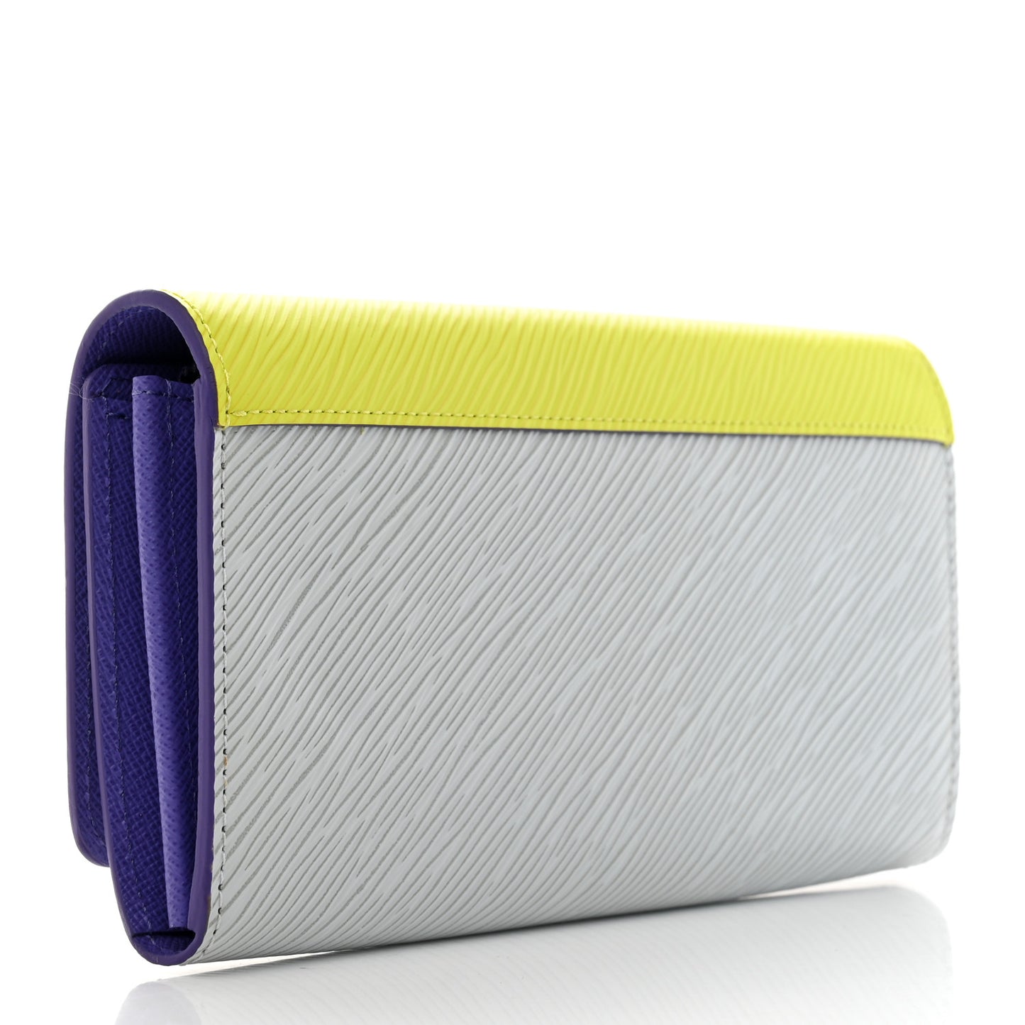 Epi Tri-Color Twist Wallet Acid