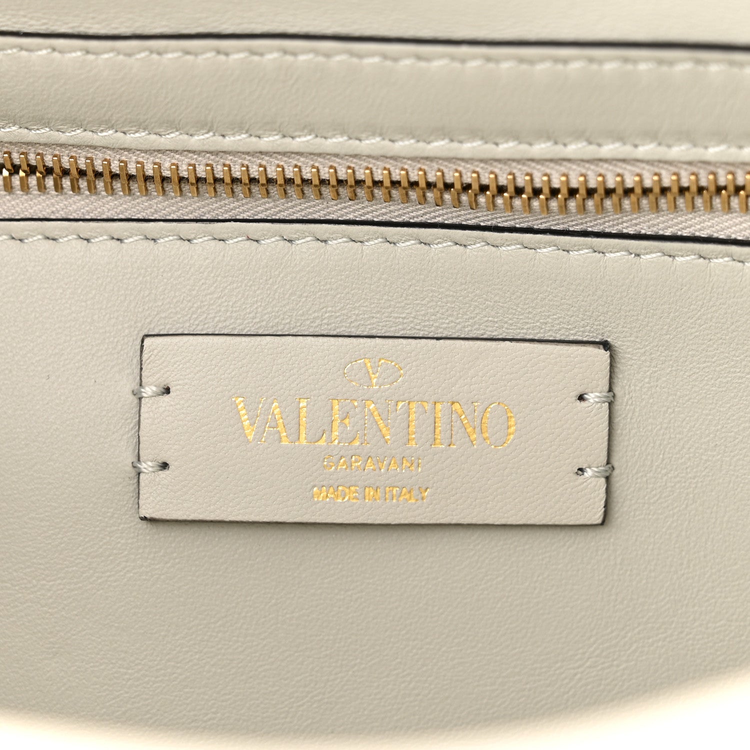 Valentino Garavani Nappa Large Roman Stud Shoulder Bag Ivory 6 of 9