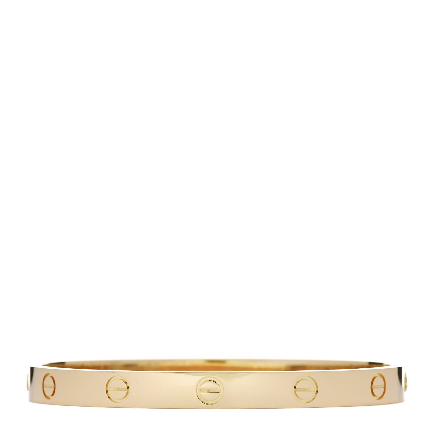 Cartier 18K Yellow Gold LOVE Bracelet 18 1 of 9