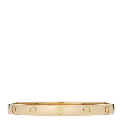 Cartier 18K Yellow Gold LOVE Bracelet 18 1 of 9