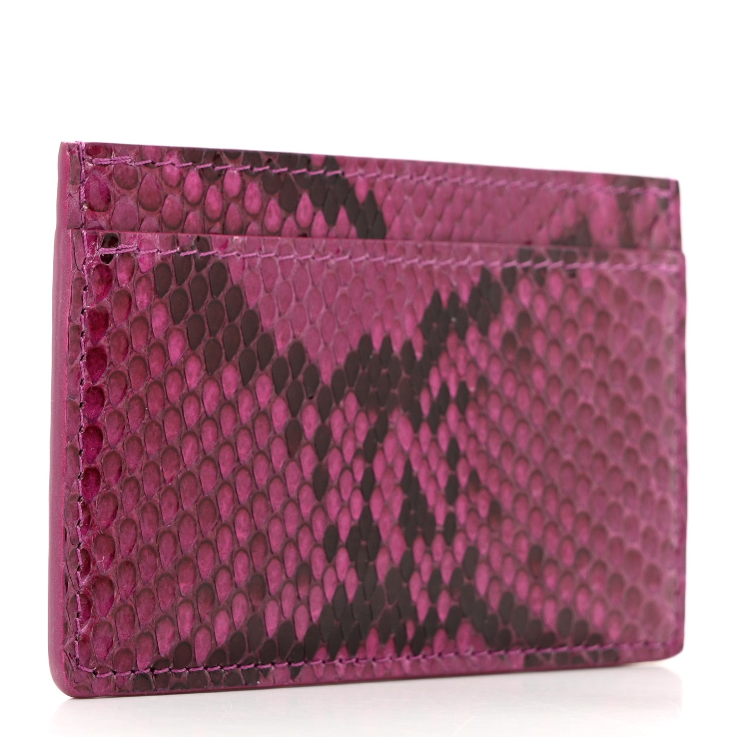 Louis Vuitton Snakeskin Card Holder Fuchsia 3 of 7