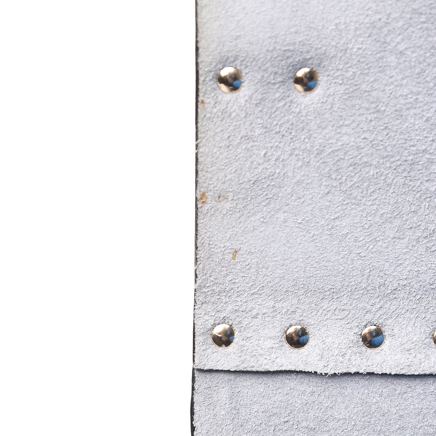 Valentino Garavani Pebbled Calfskin Rockstud Side Slip Crossbody Pastel Grey 10 of 10