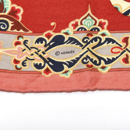 Hermes Cashmere Silk Lettres D'Erevan Shawl 140 3 of 4