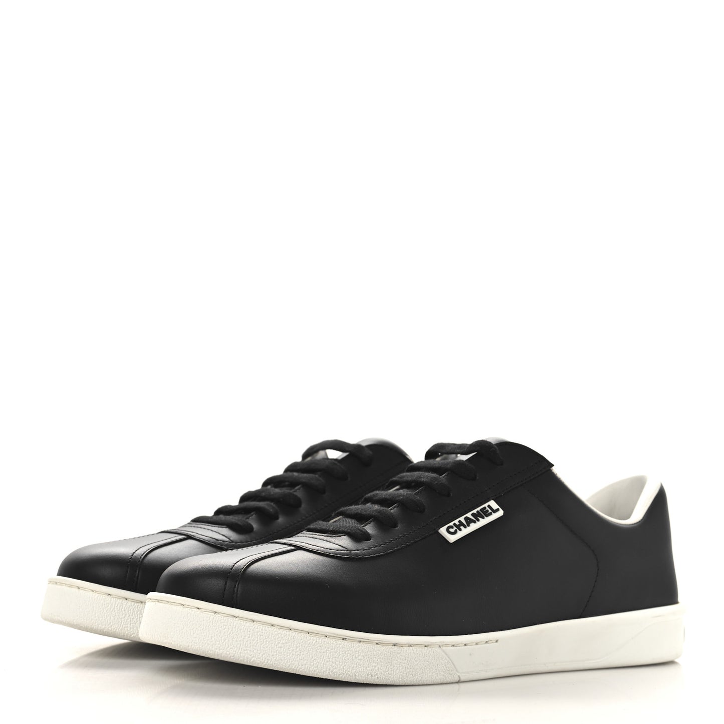 Calfskin CC Mens Sneakers 44 Black