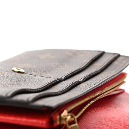 Louis Vuitton Monogram Sarah Wallet NM Coquelicot 7 of 8