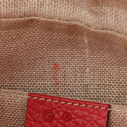 Gucci Monogram Mini Bree Messenger Bag Red 9 of 15