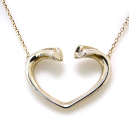 Tiffany Sterling Silver Paloma Picasso Tenderness Heart Pendant Necklace 3 of 5