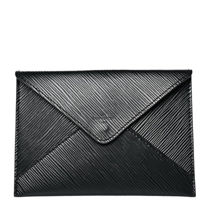Louis Vuitton Epi Envelope Pouch Black 1 of 9