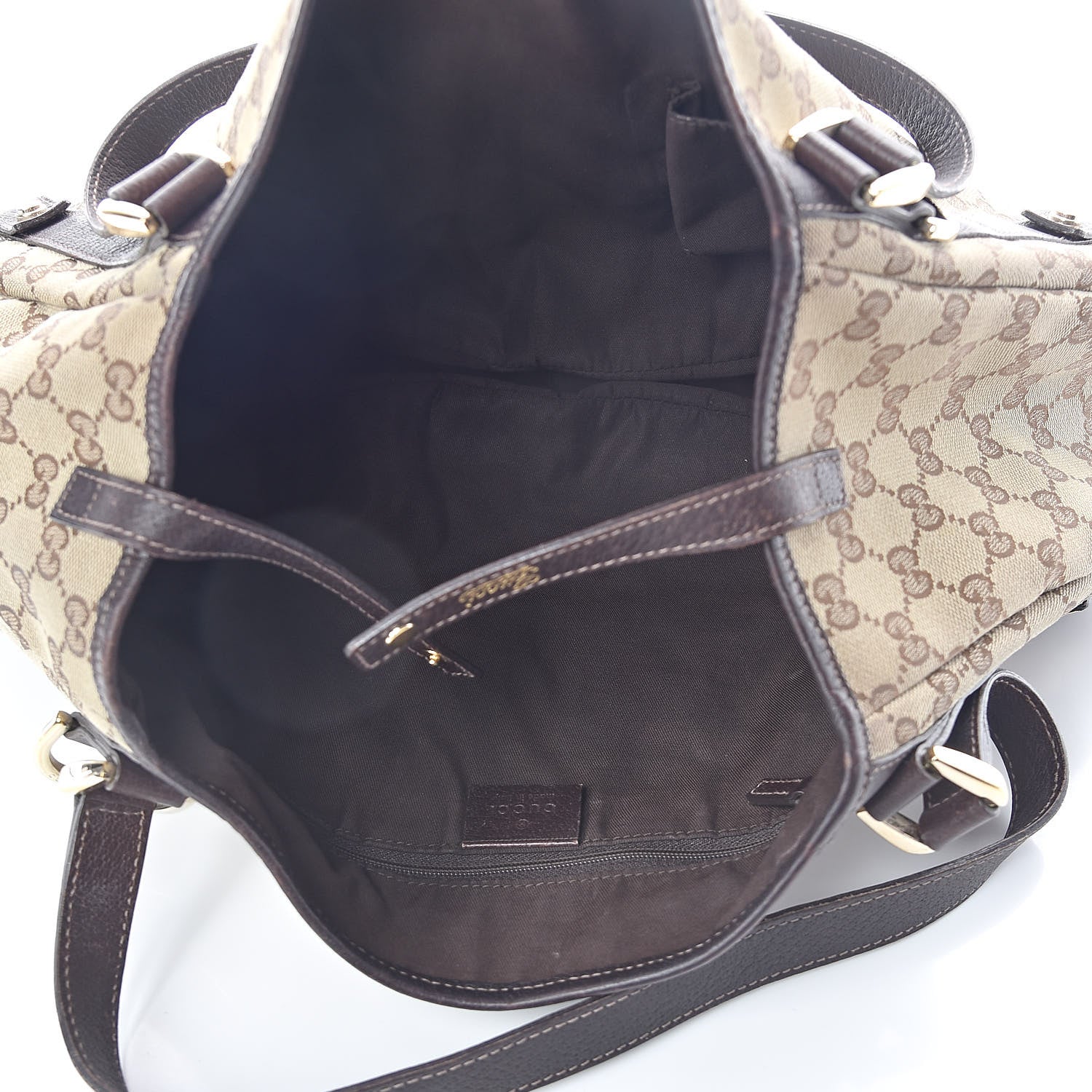 Gucci Monogram Medium Abbey Shoulder Bag Dark Brown 5 of 10