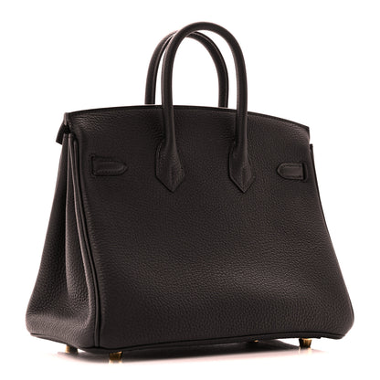 Hermes Togo Birkin 25 Black 3 of 11
