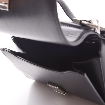 Givenchy Calfskin Mini Pandora Box Logo Strap Crossbody Bag Black 5 of 7