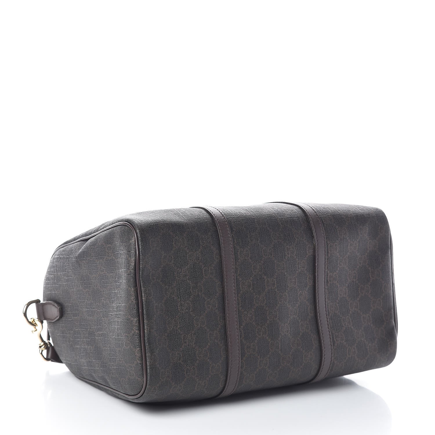 Gucci GG Supreme Monogram Medium Nice Boston Dark Brown 4 of 15