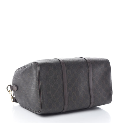 Gucci GG Supreme Monogram Medium Nice Boston Dark Brown 4 of 15