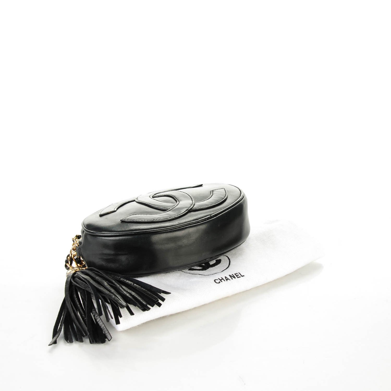 Chanel Lambskin Tassel Camera Case Black 4 of 7