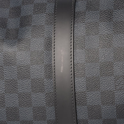 Louis Vuitton Damier Cobalt Keepall Bandouliere 55 13 of 14