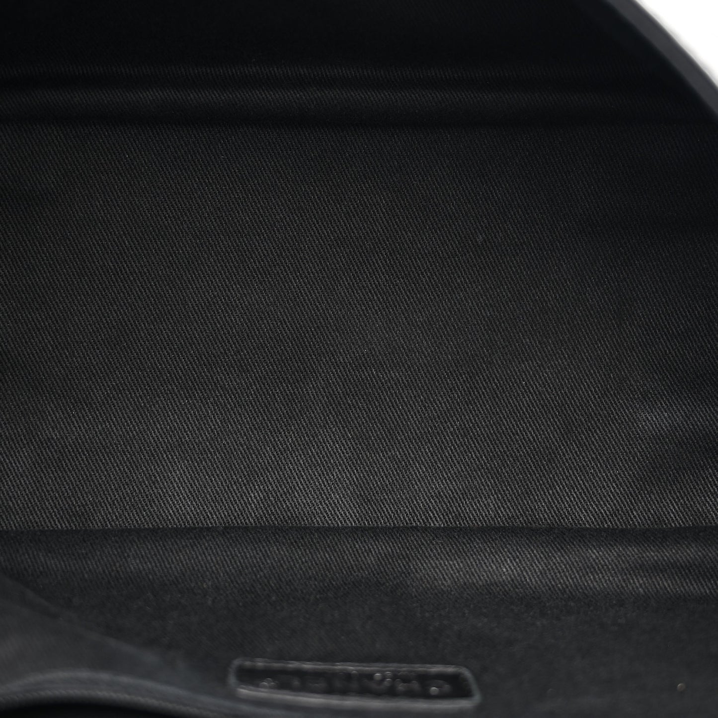 Calfskin Diamond Stitch Accordion Flap Black