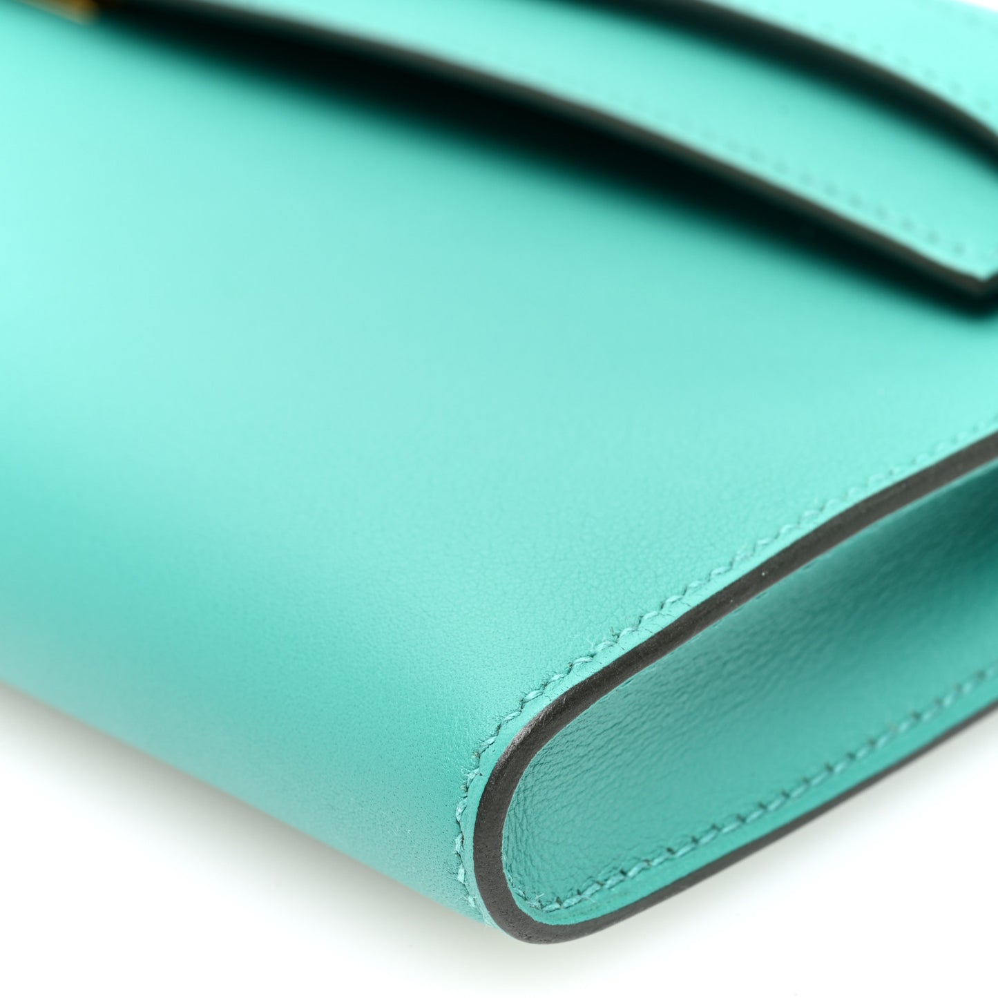 Swift Kelly Cut Clutch Pochette Vert Verone