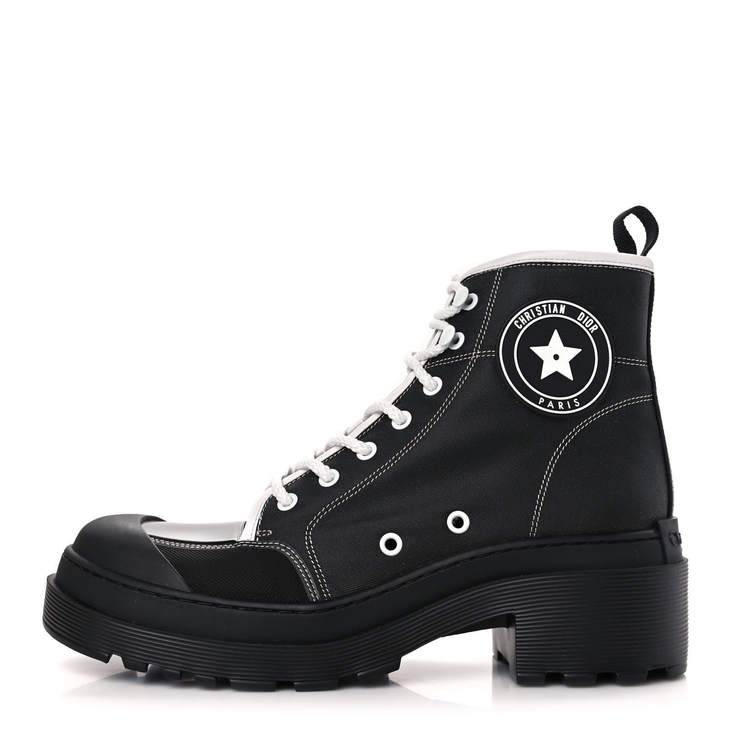 Christian Dior Technical Fabric D-Rise 35mm Boots 40.5 Black 1 of 8