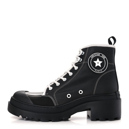 Christian Dior Technical Fabric D-Rise 35mm Boots 40.5 Black 1 of 8