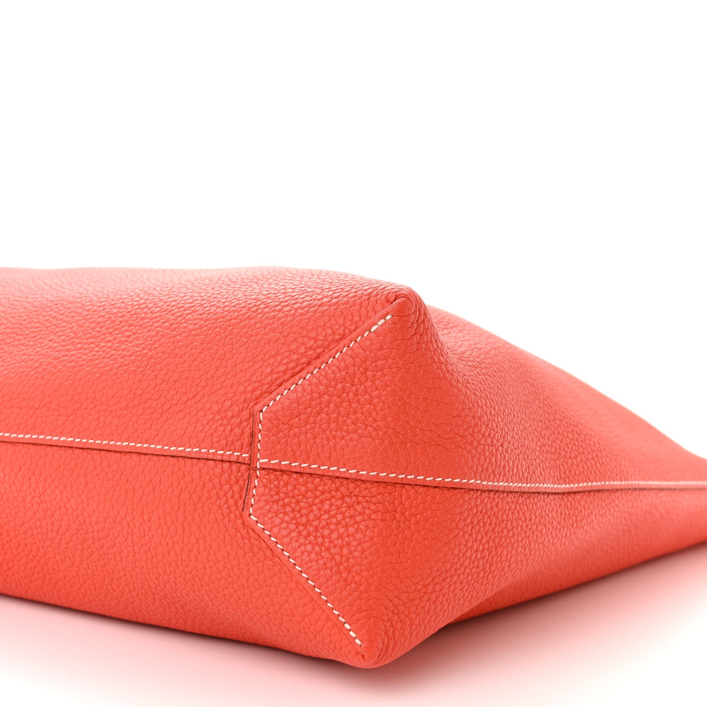 Taurillon Clemence Double Sens 45 Reversible Tote Rose Jaipur