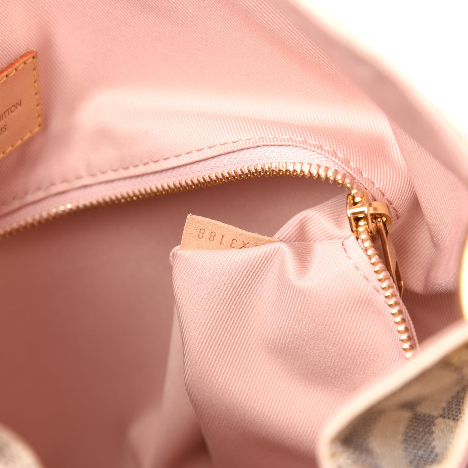 Louis Vuitton Damier Azur Graceful MM Rose Ballerine 9 of 10