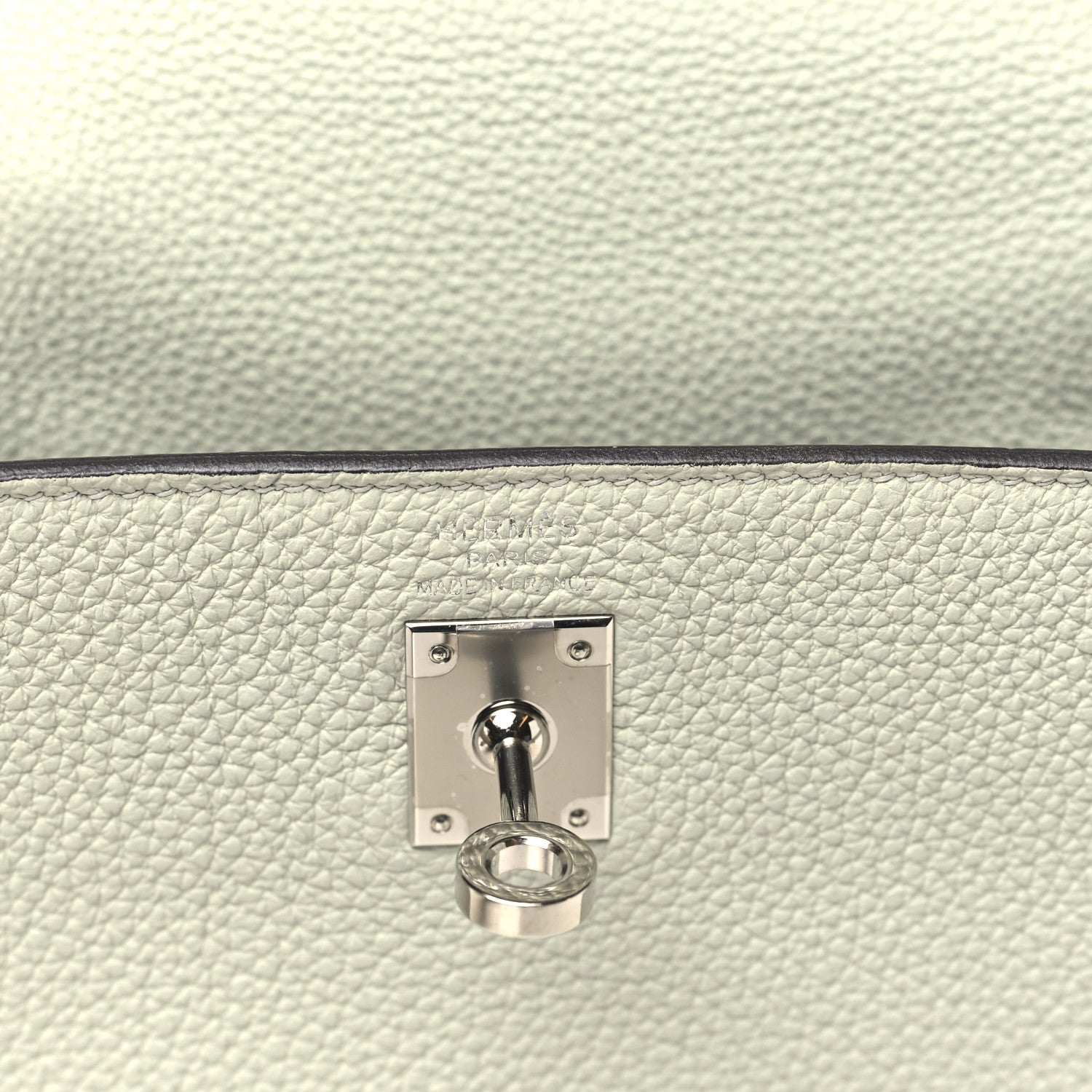 Hermes Togo Kelly Retourne 25 Gris Neve 6 of 11