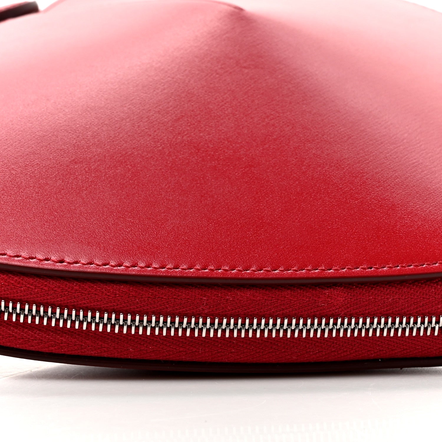 Alaia Lux Calfskin Le Coeur Bag Lacquer Red 8 of 10