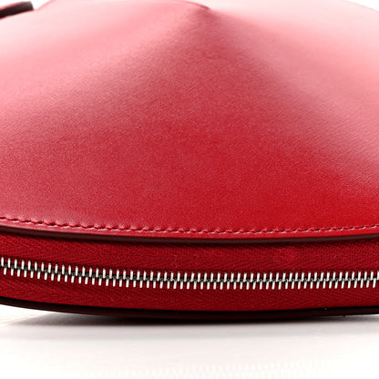 Alaia Lux Calfskin Le Coeur Bag Lacquer Red 8 of 10