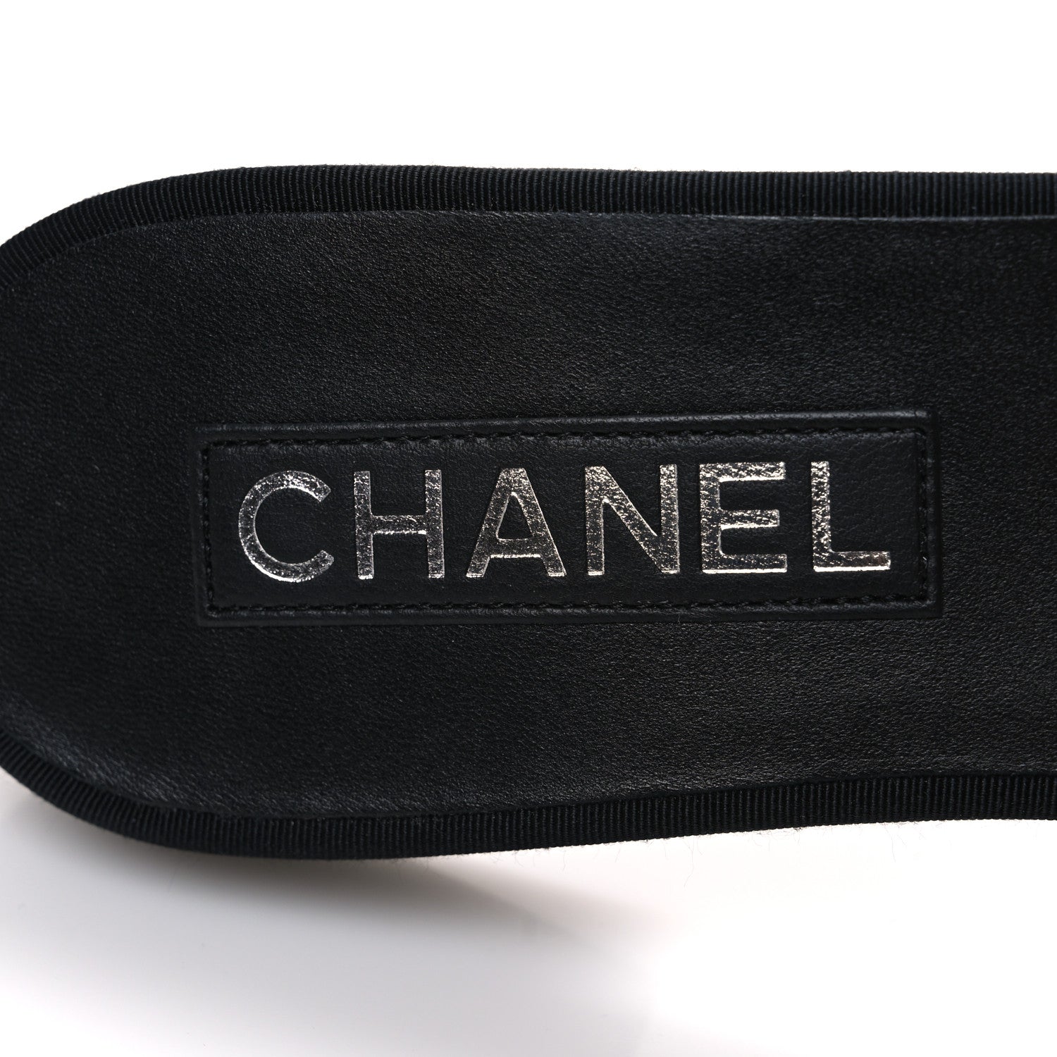 Chanel Silk Bow CC Mules 41 Black White 9 of 11