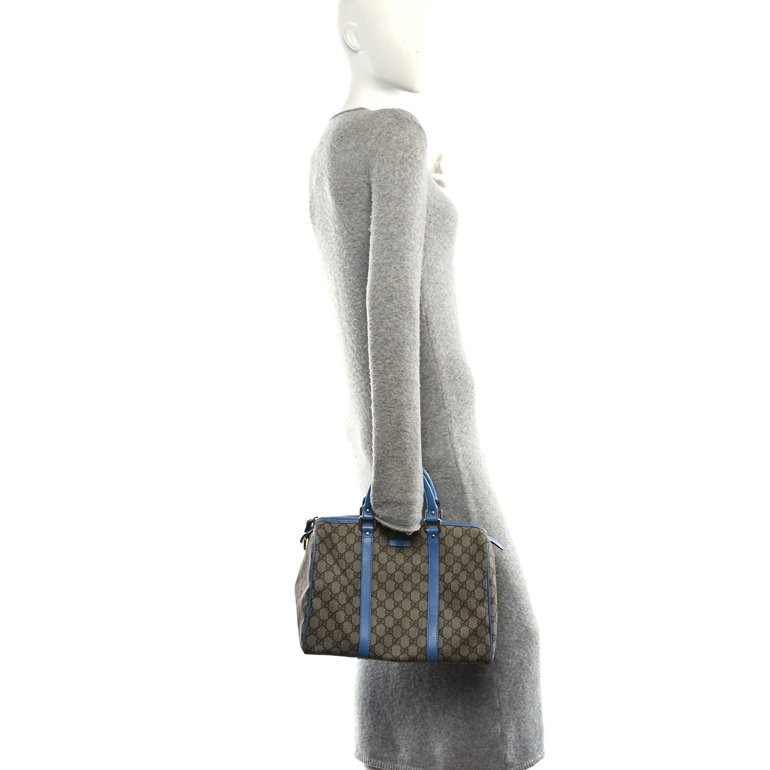 Gucci GG Plus Monogram Medium Joy Boston Blue 2 of 13