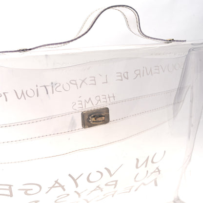 Hermes Vinyl Souvenir De L'Exposition Kelly Transparent 12 of 14