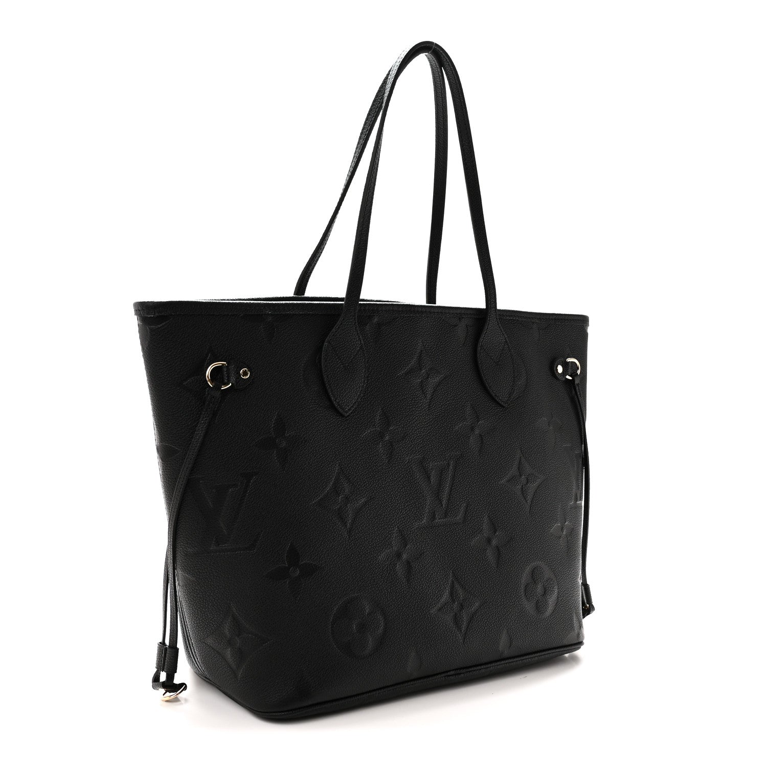 Louis Vuitton Empreinte Monogram Giant Neverfull MM Black 4 of 10