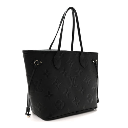 Louis Vuitton Empreinte Monogram Giant Neverfull MM Black 4 of 10