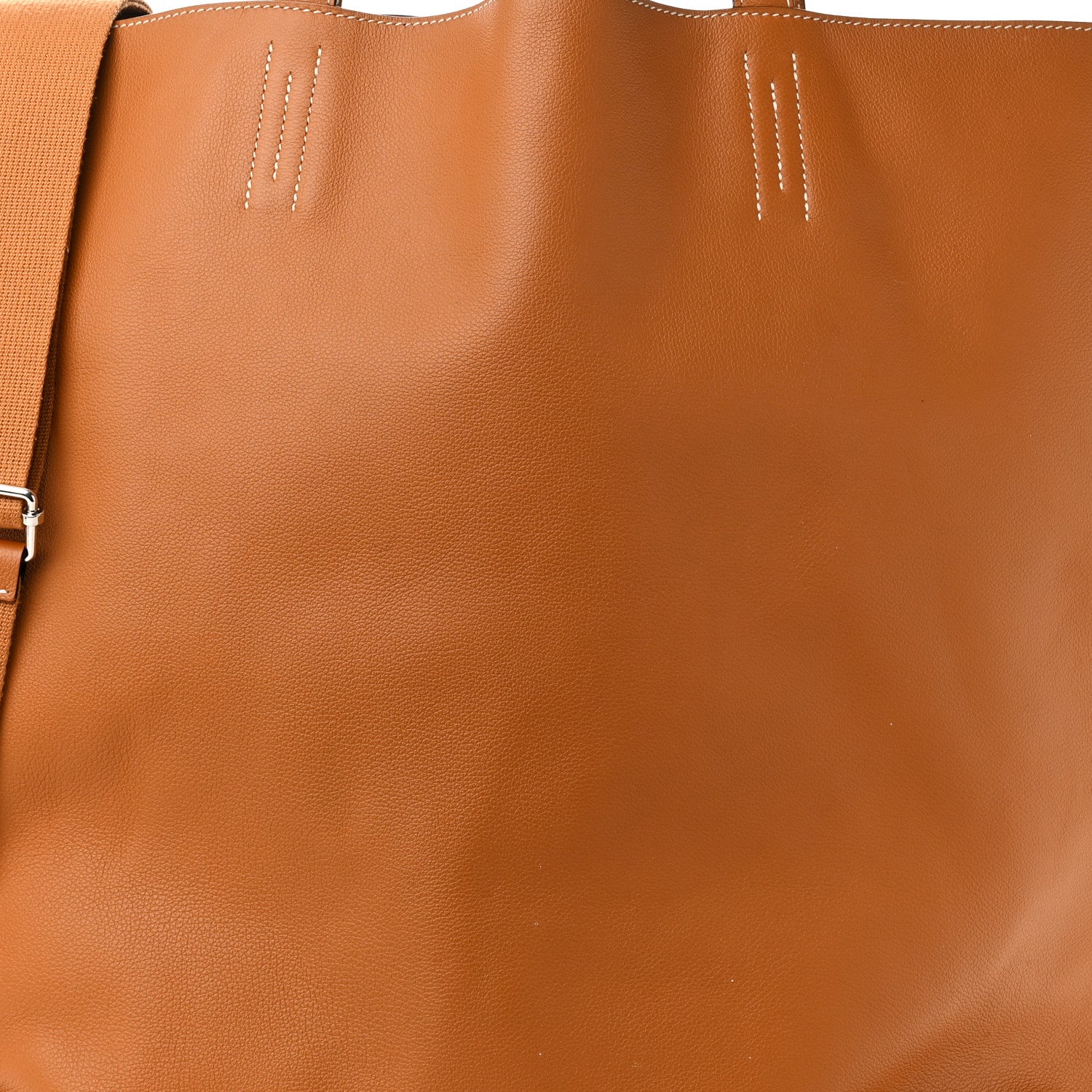 Hermes Evercolor Double Sens 50 Maxi Strap Tote Toffee 7 of 10