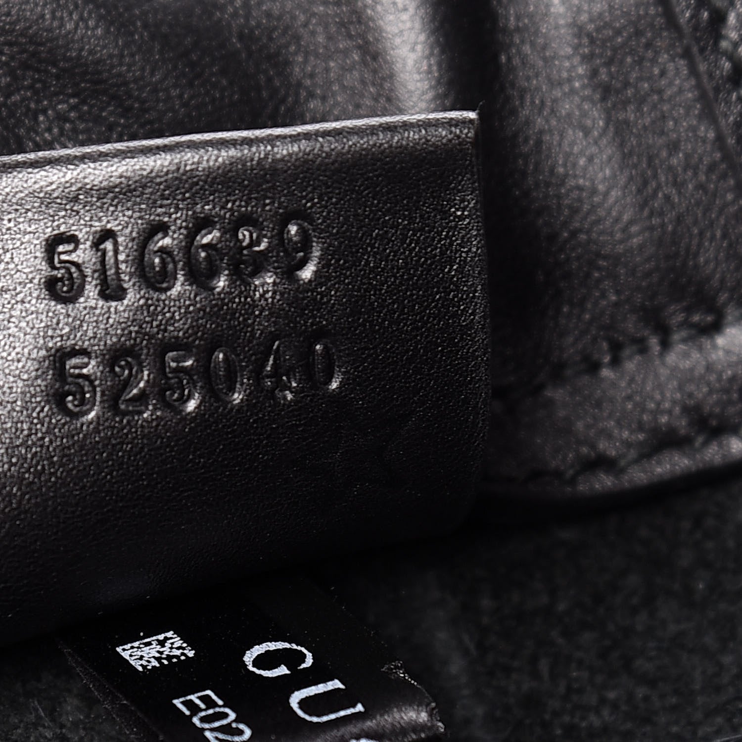 Gucci Calfskin Logo Drawstring Backpack Black 8 of 11