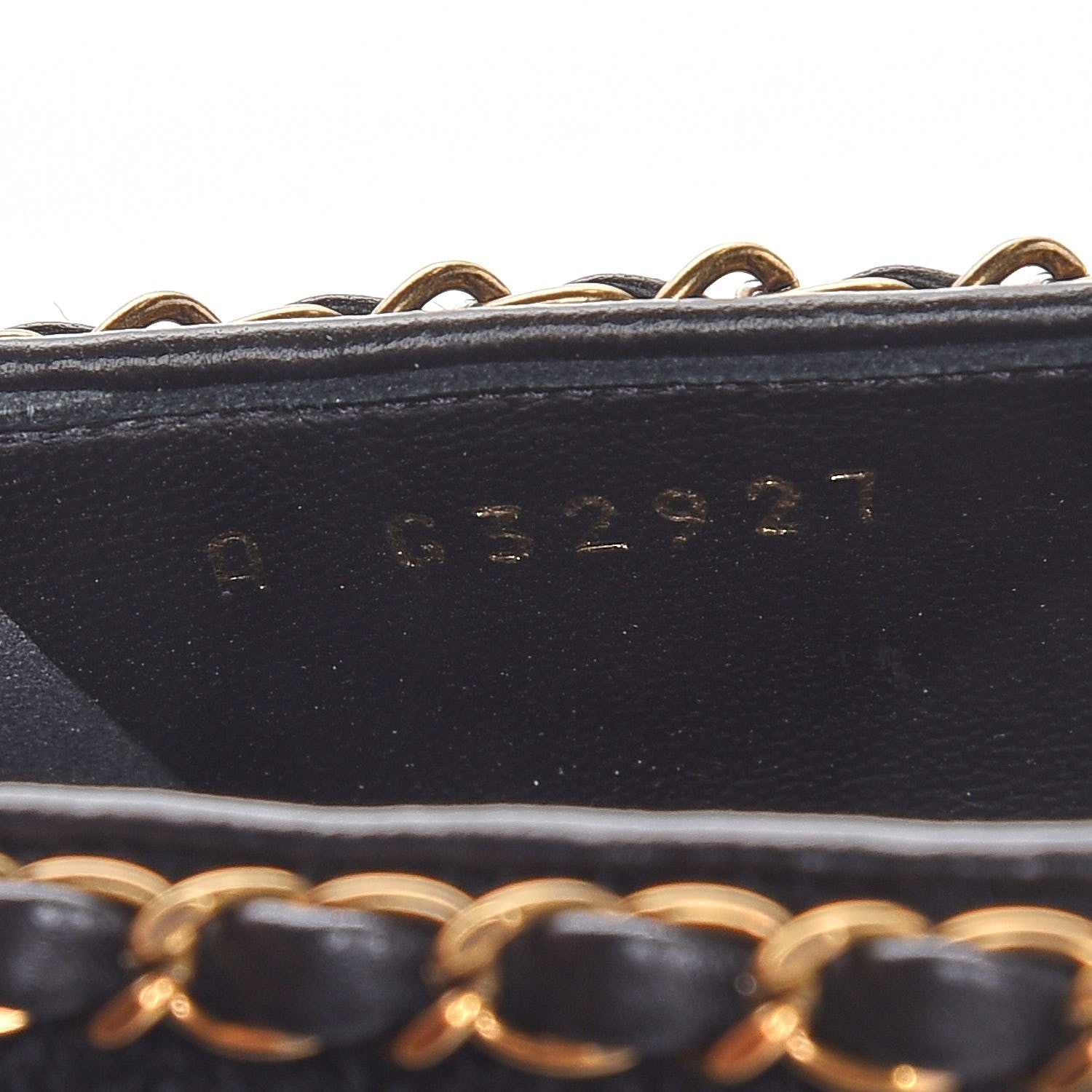 Chanel Tweed Grosgrain Chained Cap Toe Ballerina Flats 40 Black 10 of 11