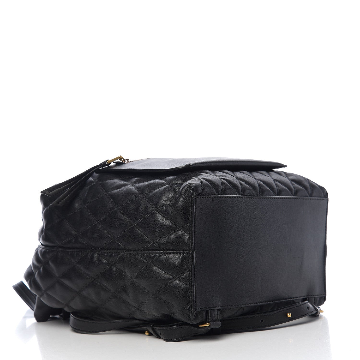 Givenchy Rubberized Canvas Quilted Duo Backpack Black 3 of 11