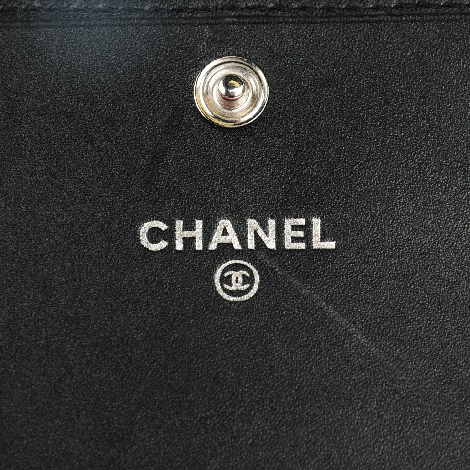 Chanel Calfskin Quilted Cambon Business Card Holder Black 6 of 8