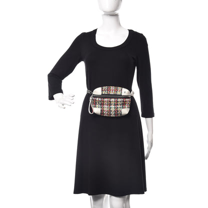 Chanel Tweed Calfskin Street Allure Waist Bag White Multicolor 2 of 13