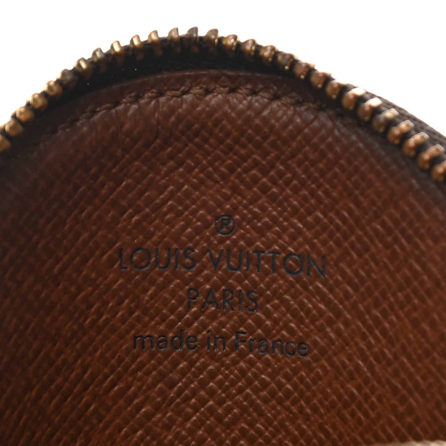 Monogram Round Coin Purse