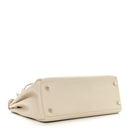 Hermes Togo Au Galop Kelly Retourne 32 Craie Rouge H Fauve Black 4 of 12