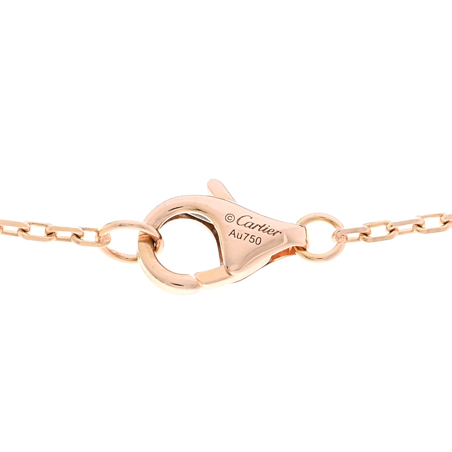 Cartier 18K Pink Gold Diamond Juste Un Clou Pendant Necklace 4 of 5