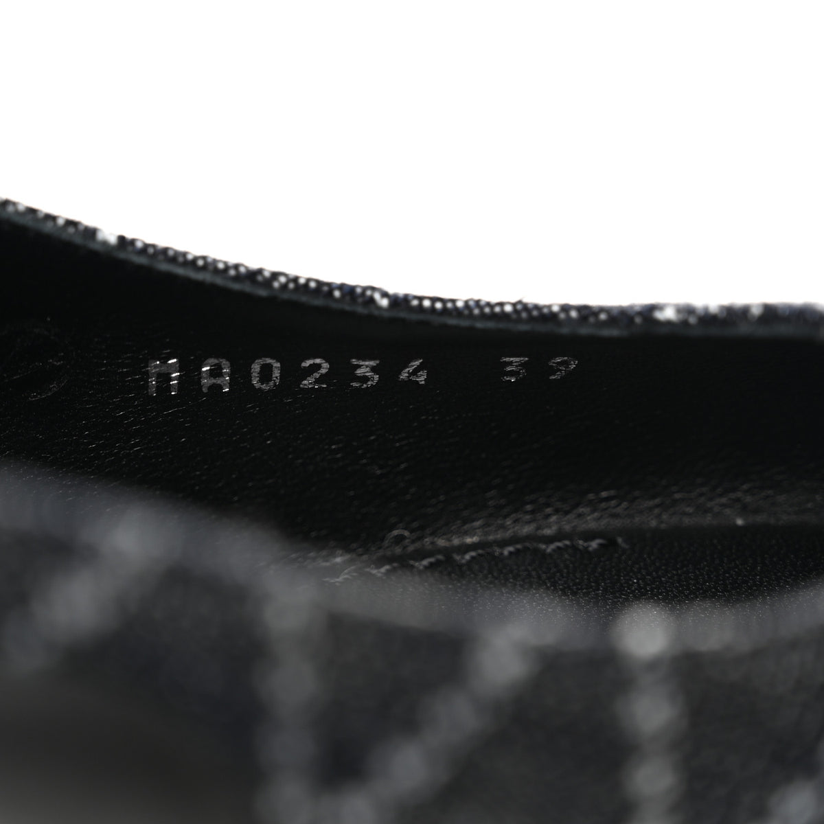 Denim Patent Archlight Low Heel Slingback Pumps 39 Black