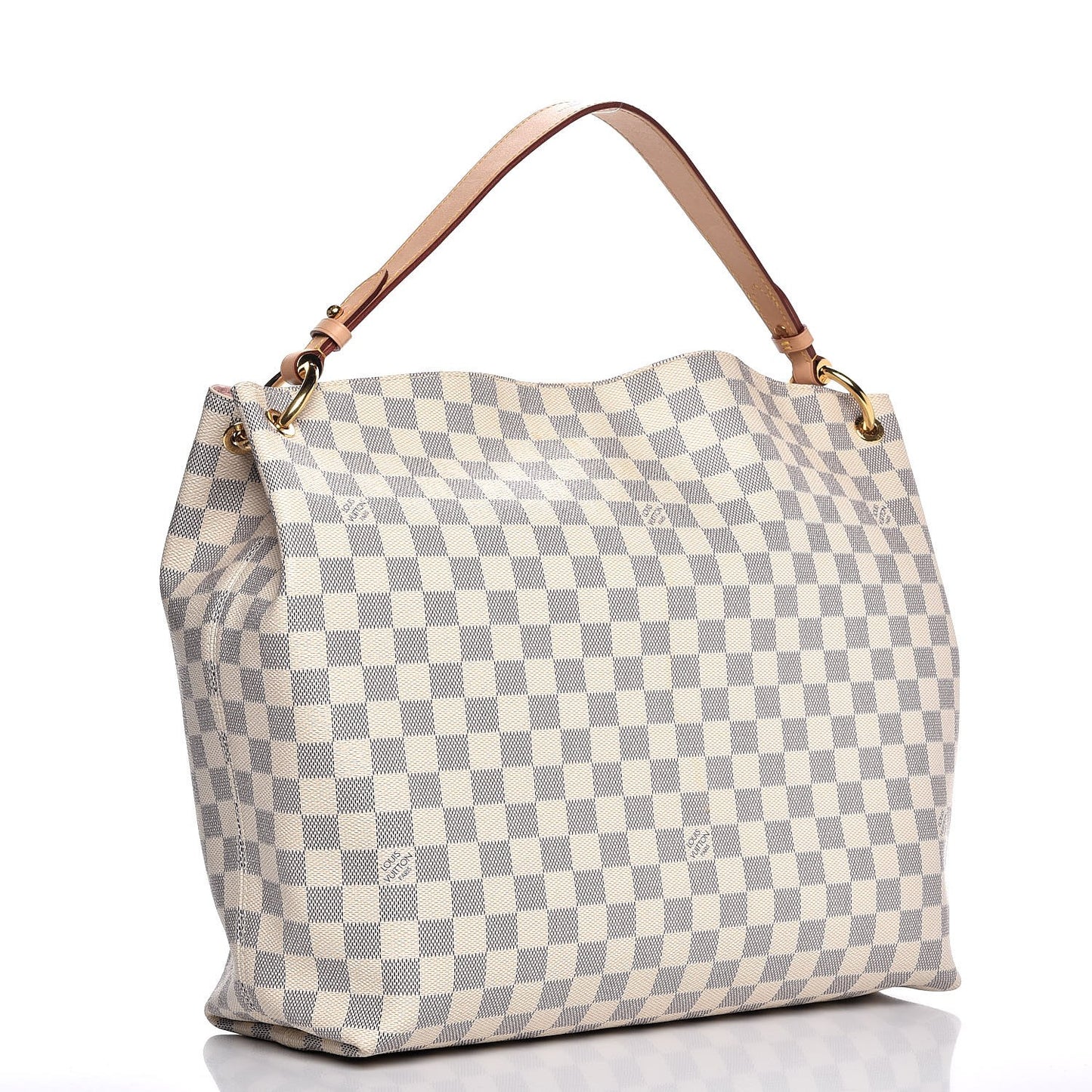 Damier Azur Graceful MM Rose Ballerine