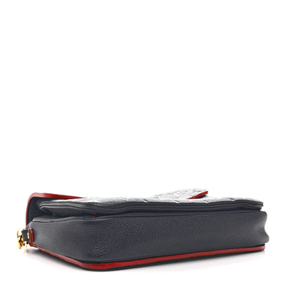Louis Vuitton Empreinte Pochette Metis Marine Rouge 4 of 17