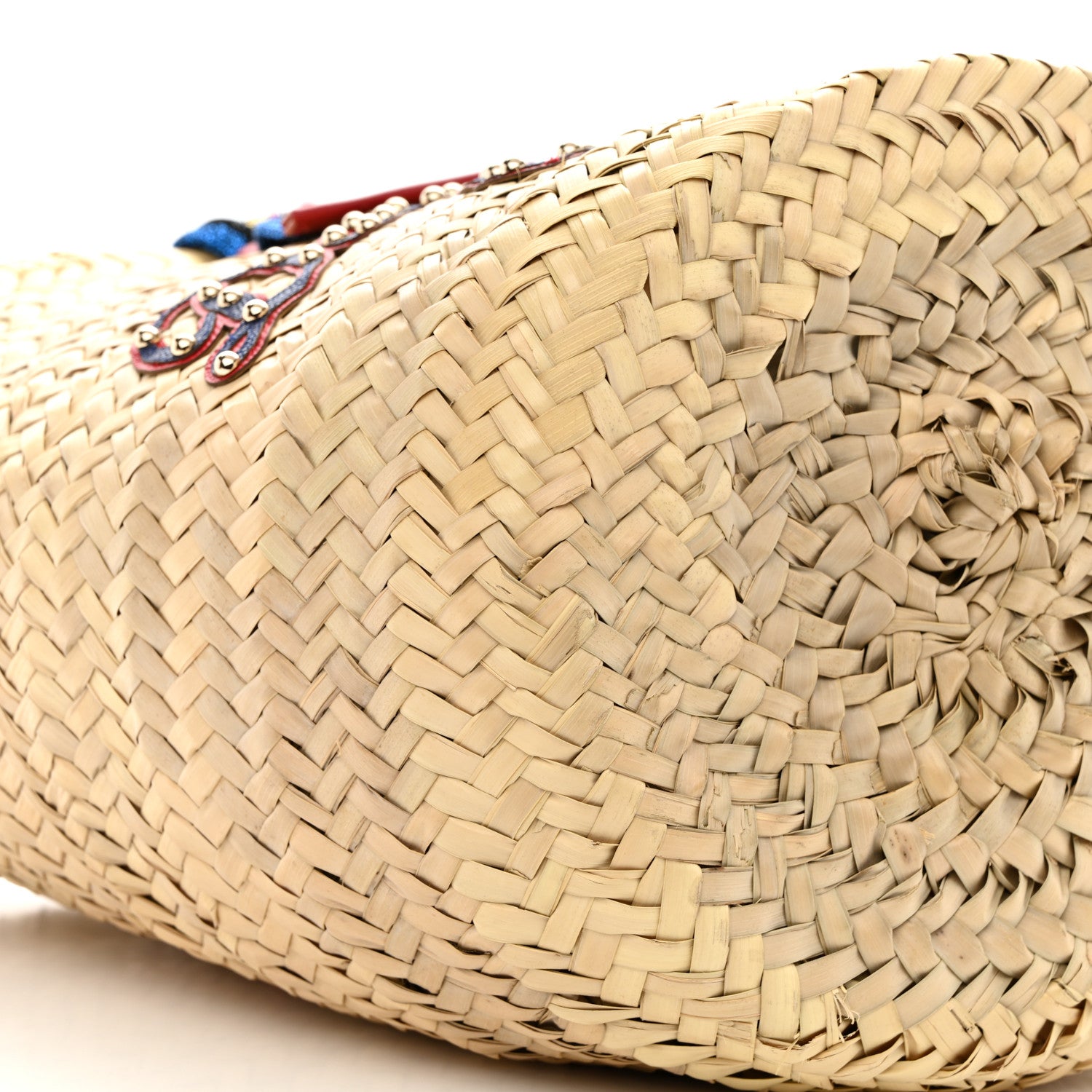 Dolce & Gabbana DOLCE &amp; GABBANA Woven Raffia Kendra Logo Tote Multicolor 8 of 11